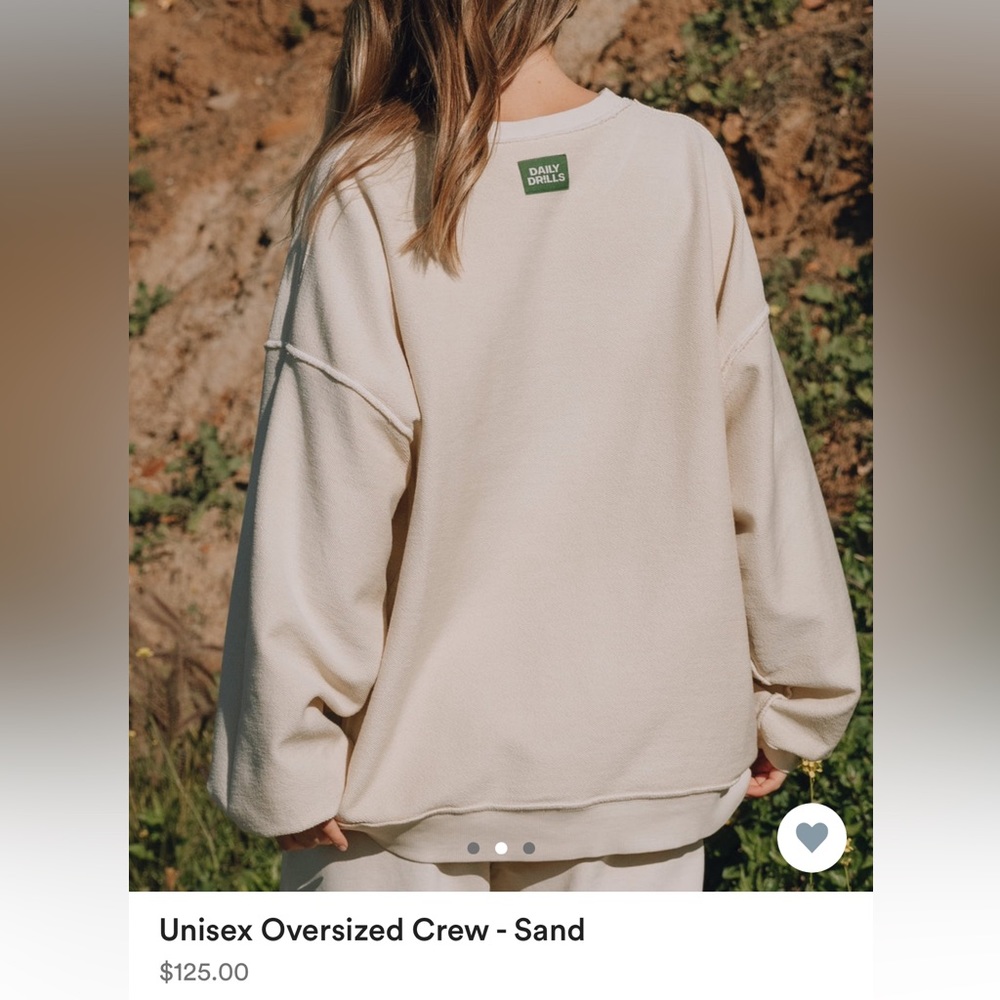 Daily Drills Oversized Crew Size XS/S (Fits like an XL)